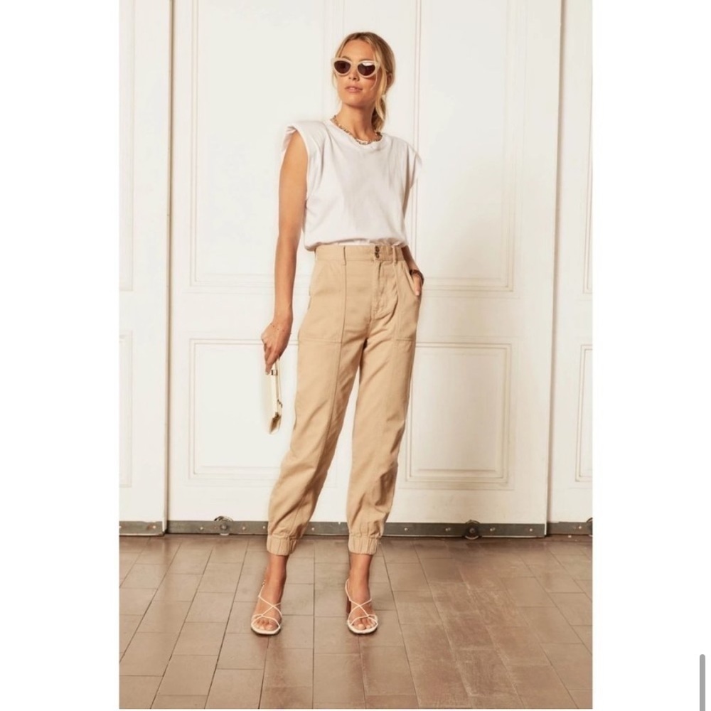 Boyish Nico Jogger Pants In The Crowd Tan Size 30